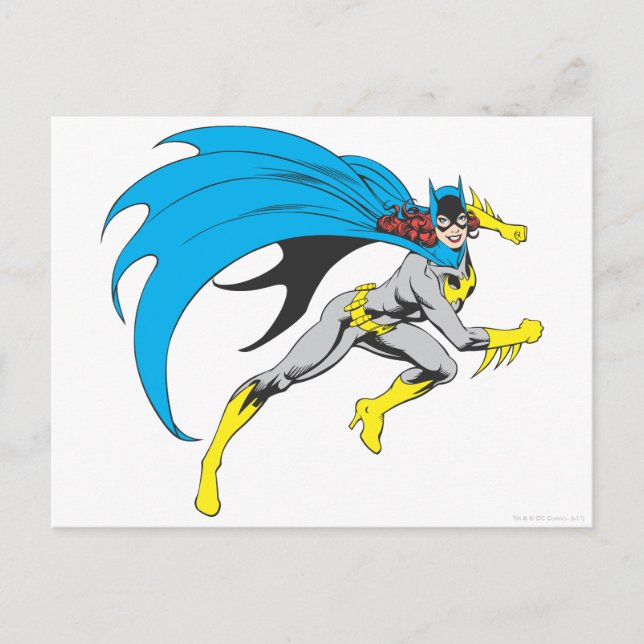 Batgirl Runs Postcard (Front)