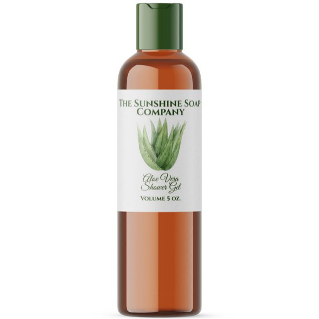Bath and Body Product Label - aloe vera  rectangle (Creator Uploaded)