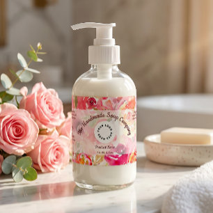 Bath and Body Product Label - Roses with logo 2