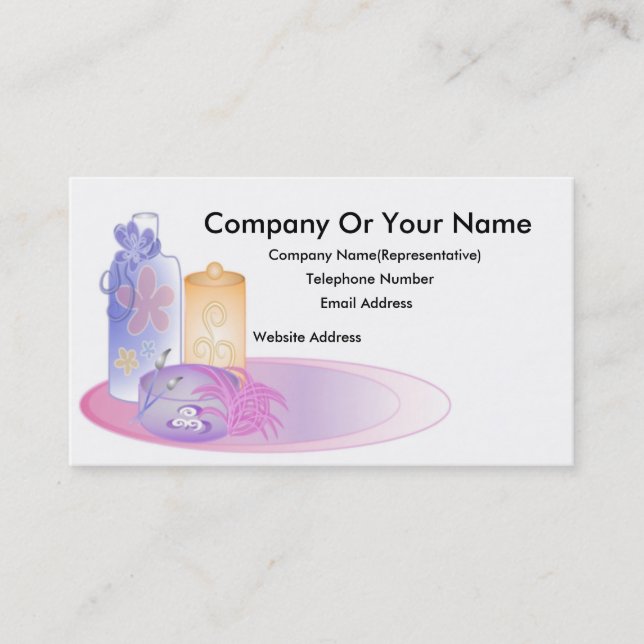 Bath & Beauty #3 Business Card (Front)