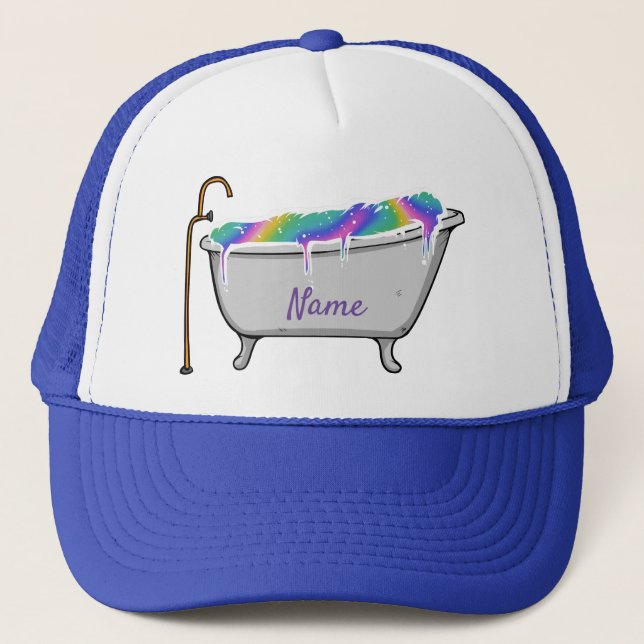 Bath Bomb Babe Thunder_Cove Trucker Hat (Front)