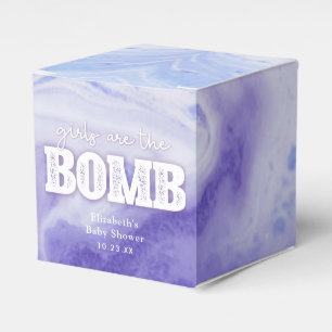 Bath Bomb Baby Shower Favor Box