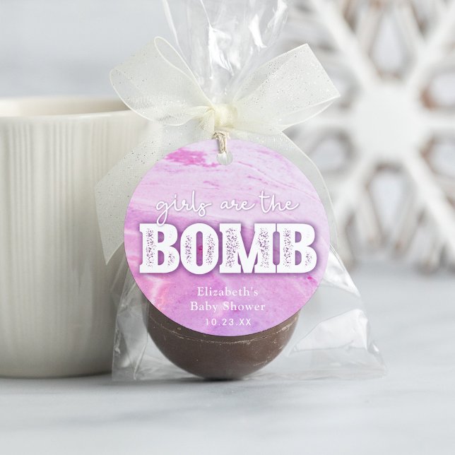 Bath Bomb Baby Shower Favour Tag (Creator Uploaded)