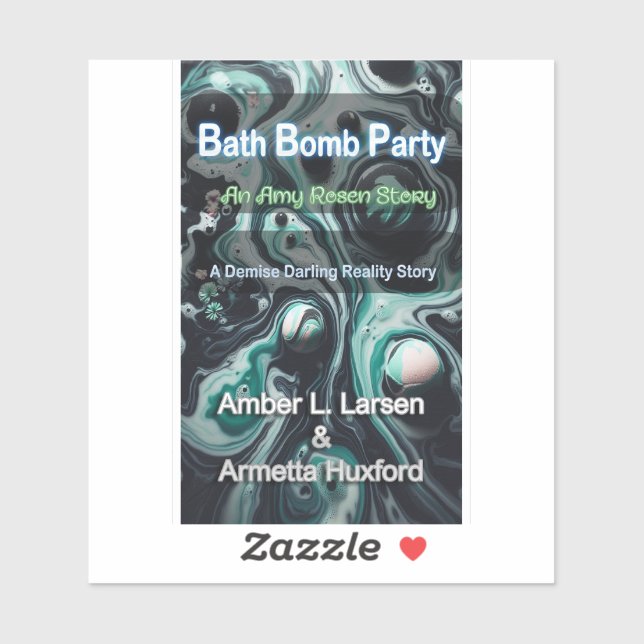 Bath Bomb Party Cover Sticker (Feuille)