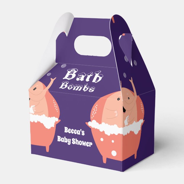 Bath Bombs Favor Box (Front Side)