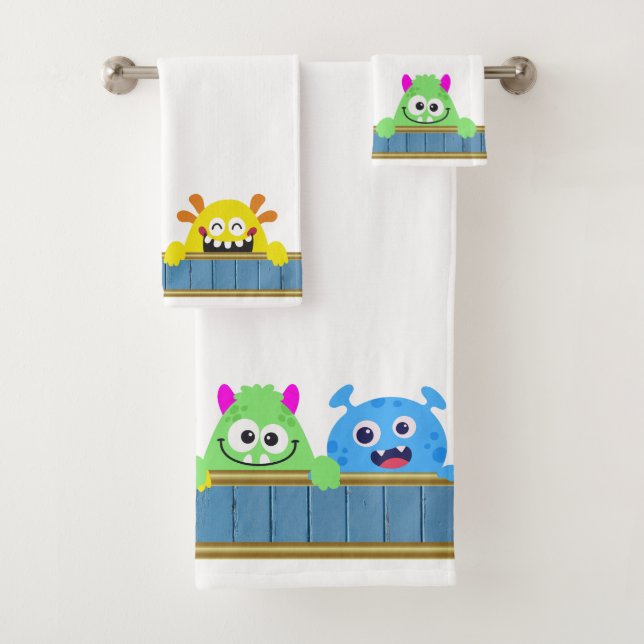 Bath Buddy Funny Monstres Enfants (En situation)