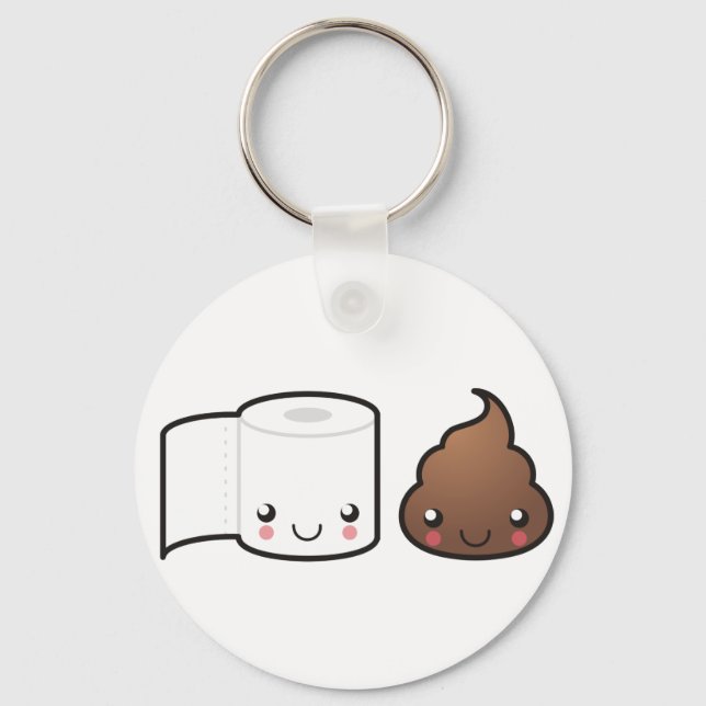 Bath Couple Keychain! Keychain (Front)