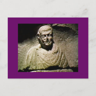 Bath England 1986 Roman Statue1a snap-17238 jGibne Postcard