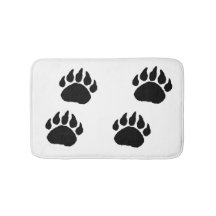 Bath Mat - Bear Paw Print