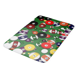Bath Mat - Billiards