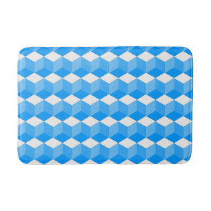 Bath Mat - Block Pattern in Three Dimensions