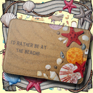 BATH MAT - I'd Rather Be At The Beach