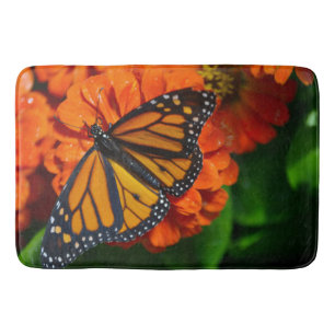 Bath Mat/Marigold and Butterfly Bath Mat
