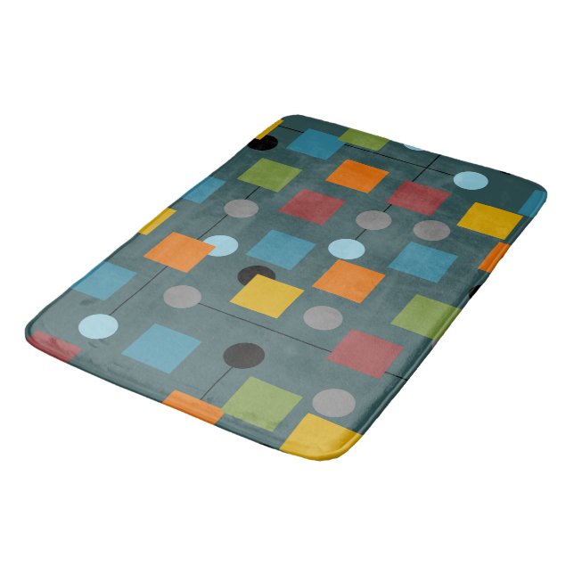 Bath Mat Mid-Century Modern 1.3 Seamless (Angled)