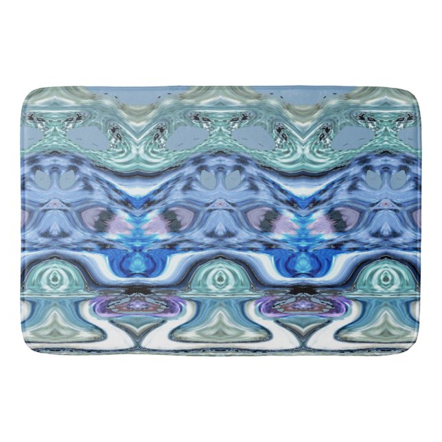 Bath Mat, Multicolor modern classic design   Bath Mat (Front)