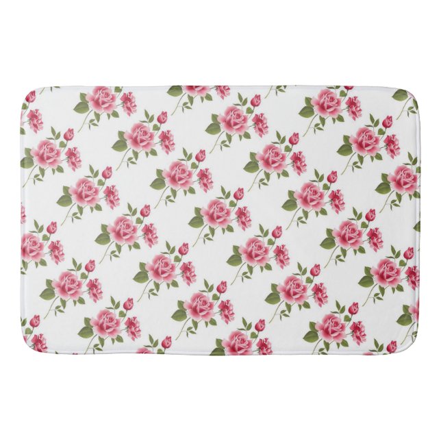 Bath Mat/Pink Roses Mat (Front)