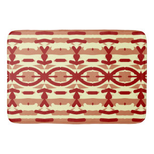 Bath Mat, Red colour modern classic design Bath B Mat