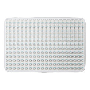 Bath Mat - Scandinavian Fish