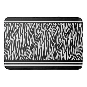 Bath Mat/Zebra Pattern Mat