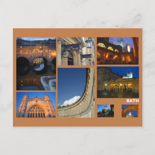 Bath multi-image postcard