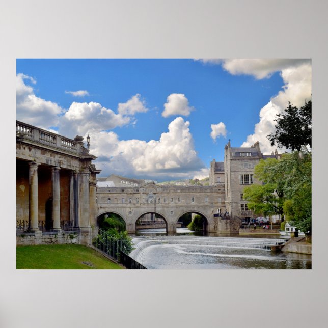 Bath, Pulteney Bridge. Poster (Front)