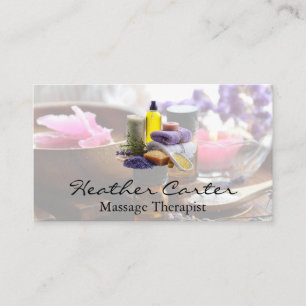 Bath Salts Herbal Oils   Health Healing Medicine  Business Card