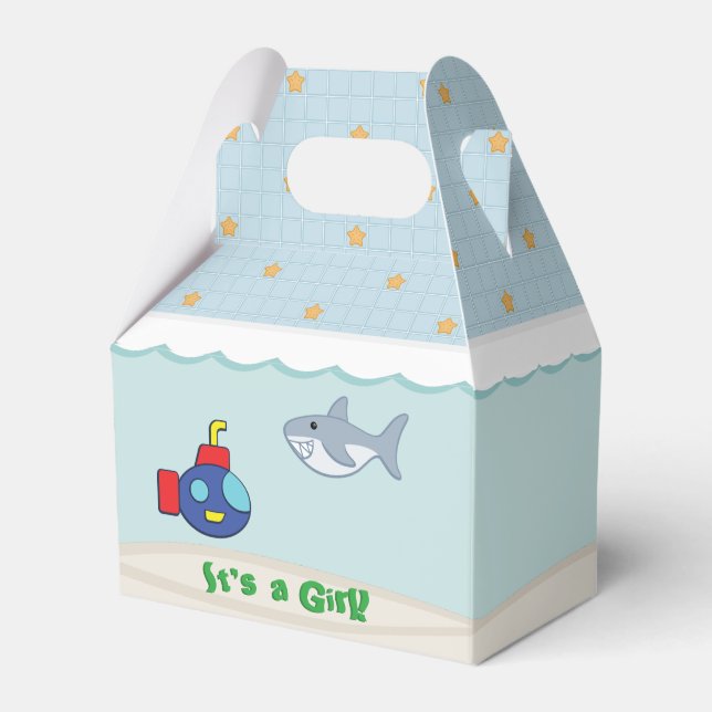 Bath Time Fancies Baby Shower Favour Box (Front Side)