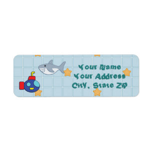 Bath Time Fancies Return Address Label