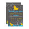 Bath Time Rubber Ducky Birthday Invitation