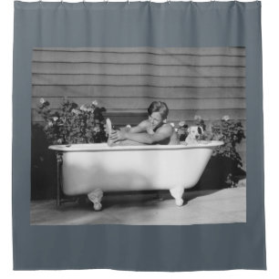 Bath Time Shower Curtain
