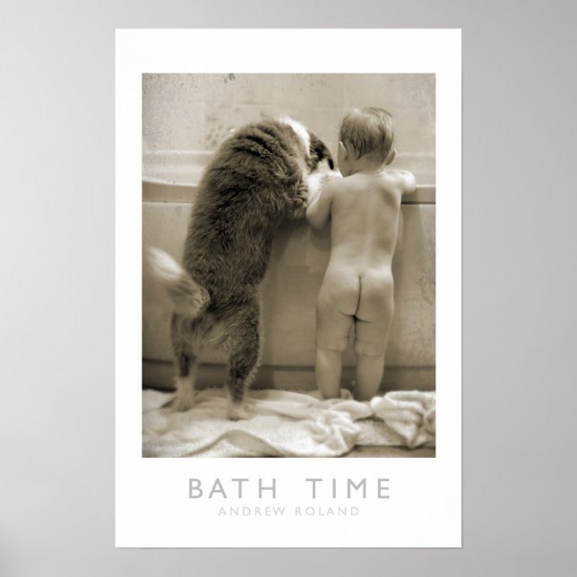 Bath Time Wall Print (Front)