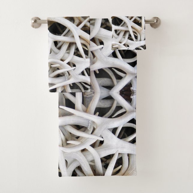 Bath Towel Set - Elk Antlers (Insitu)