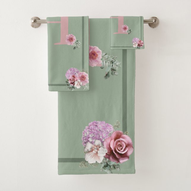 Bath Towel Set Spring is Here Personalized (Insitu)