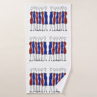 Bath Towel (Unique Hand-drawn)