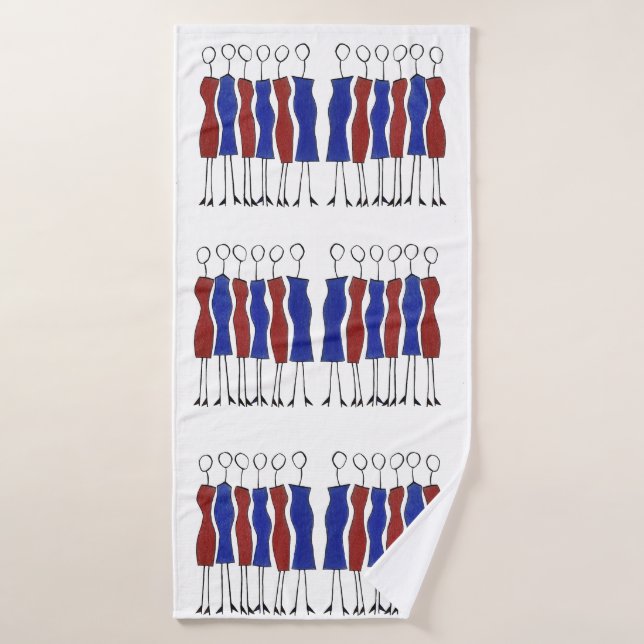 Bath Towel (Unique Hand-drawn) (Bath Towel)