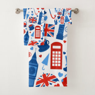 bath Towels Symbols of London