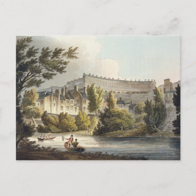 Bath Wick Ferry, from 'Bath Illustrated by a Serie Postcard (Front)