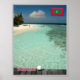 Bathala - Maldives - Panorama - Poster