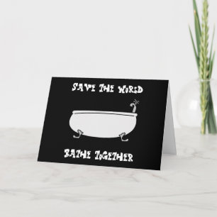 Bathe Together Greeting Card