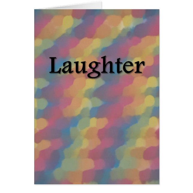 Bathed in Laughter (Front)