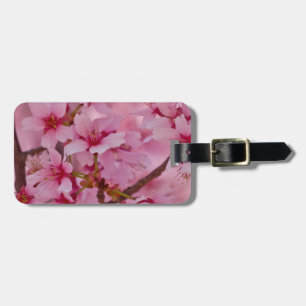 Bathed in Pink Japanese Cherry Blossoms Luggage Tag