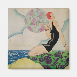 Bather, c.1925 magnet