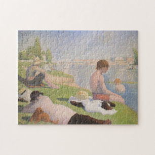 Bathers at Asnieres by Georges Seurat Jigsaw Puzzle