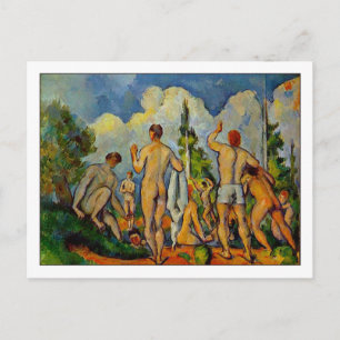Bathers by Paul Cezanne Postcard