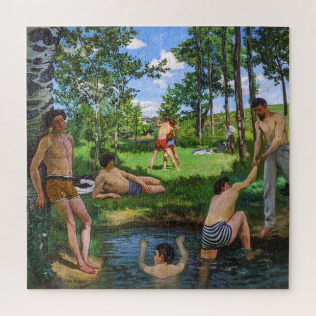 Bathers | Frédéric Bazille | Jigsaw Puzzle (Vertical)
