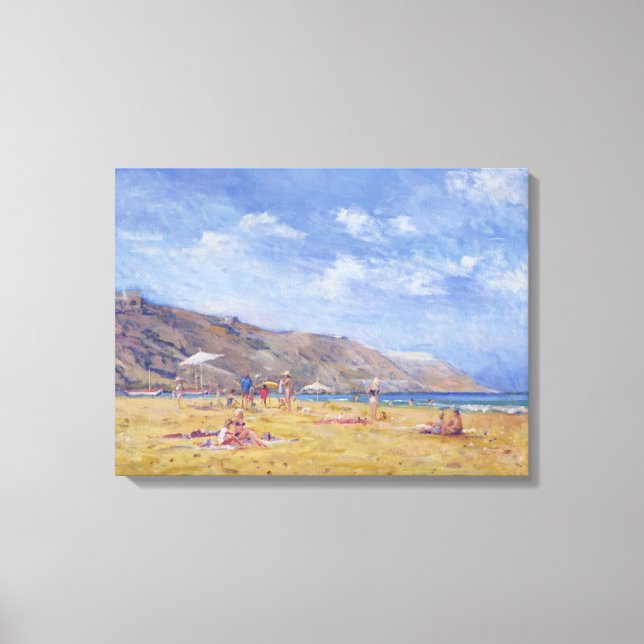 Bathers Gozo Canvas Print (Front)