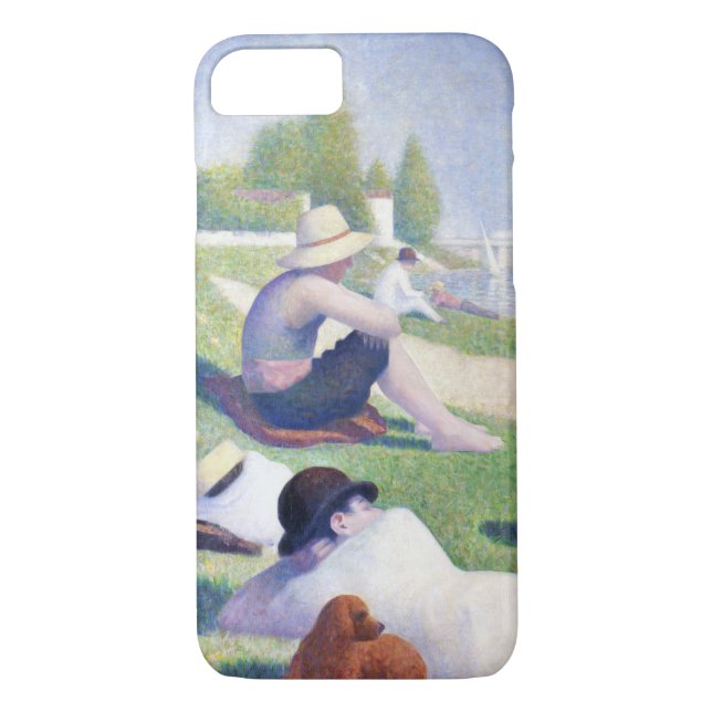Bathers in Asnieres, Seurat Case-Mate iPhone Case (Back)