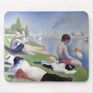 Bathers in Asnieres, Seurat Mouse Pad