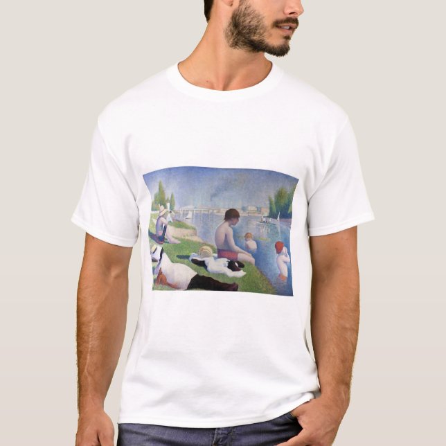 Bathers in Asnieres, Seurat T-Shirt (Front)
