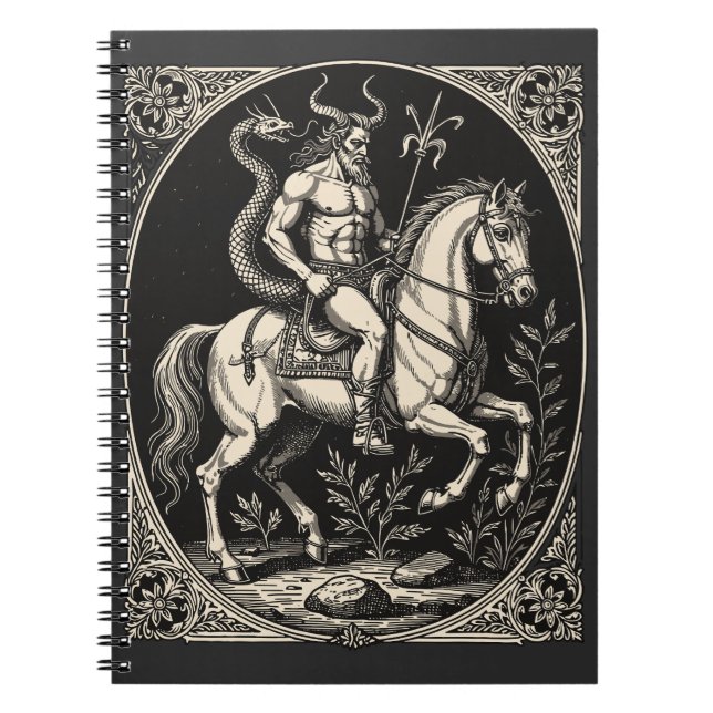 Bathin Demon Warrior Majesty Notebook (Front)